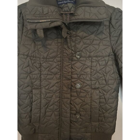 French Connection Women’s Bomber Puffer Jacket Coat Dark Green, Quilted, Size S - Picture 4 of 9